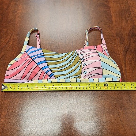 Billabong Surfadelic Bralette Bikini Set Multi-Color Retro Vibrant Size S - Picture 5 of 16